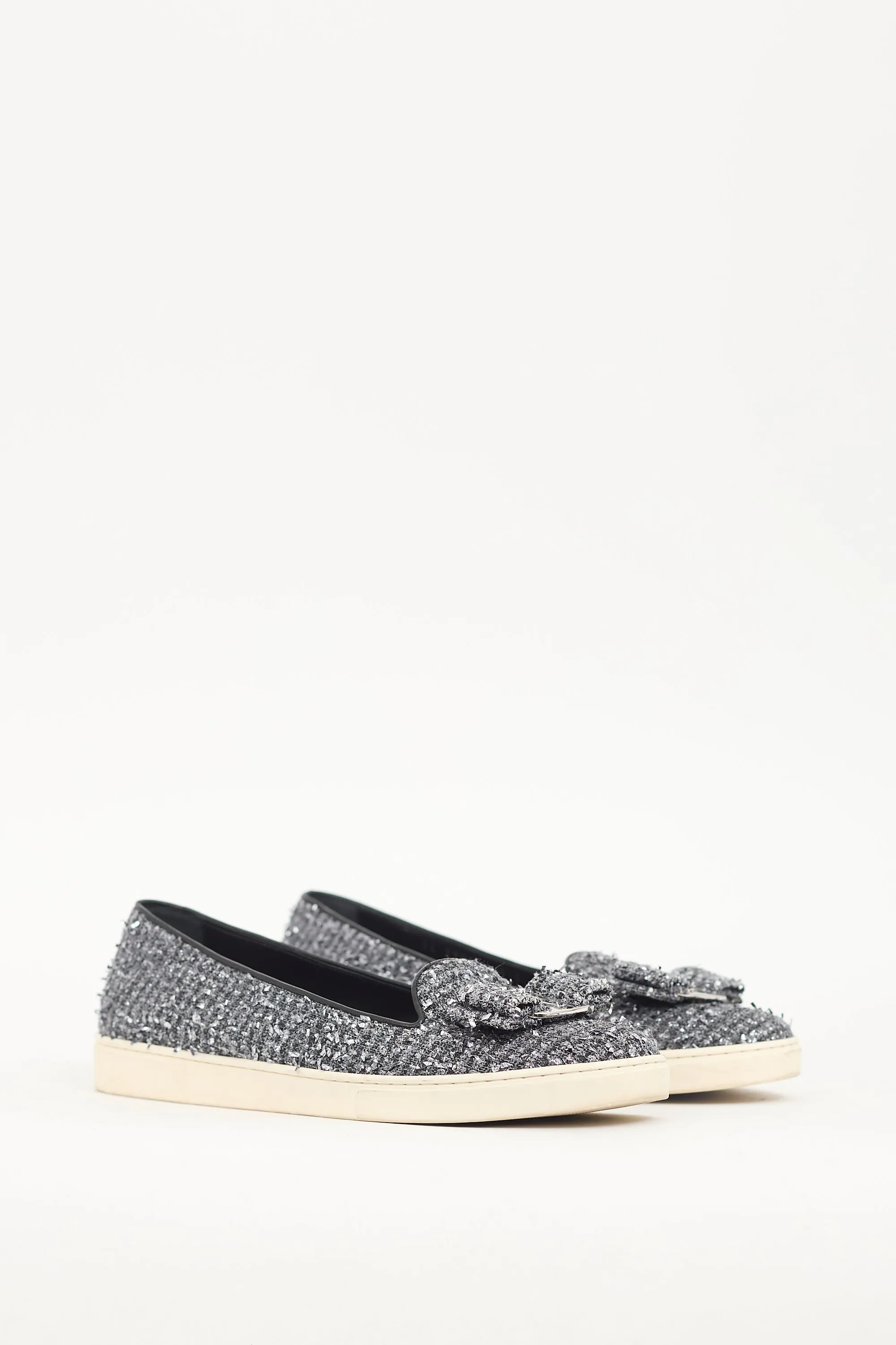 Grey Tweed Novello Sneaker