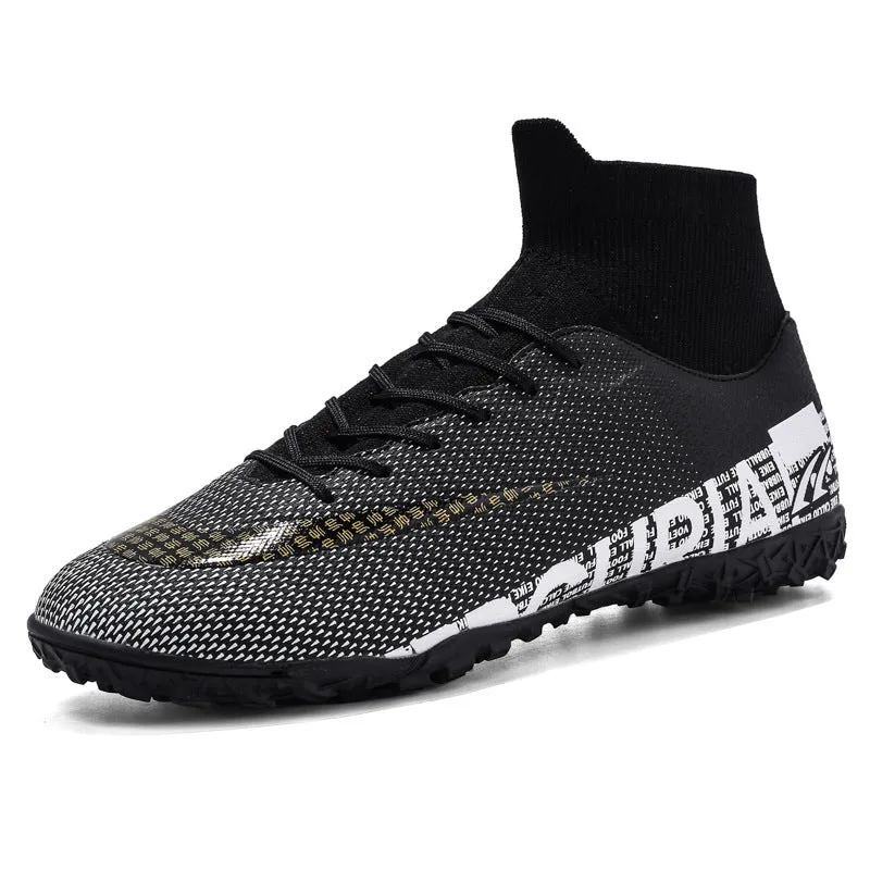 High-Top Football Men And Women Broken Nail Short Studs AG Long Nail TF Sports Training Shoes