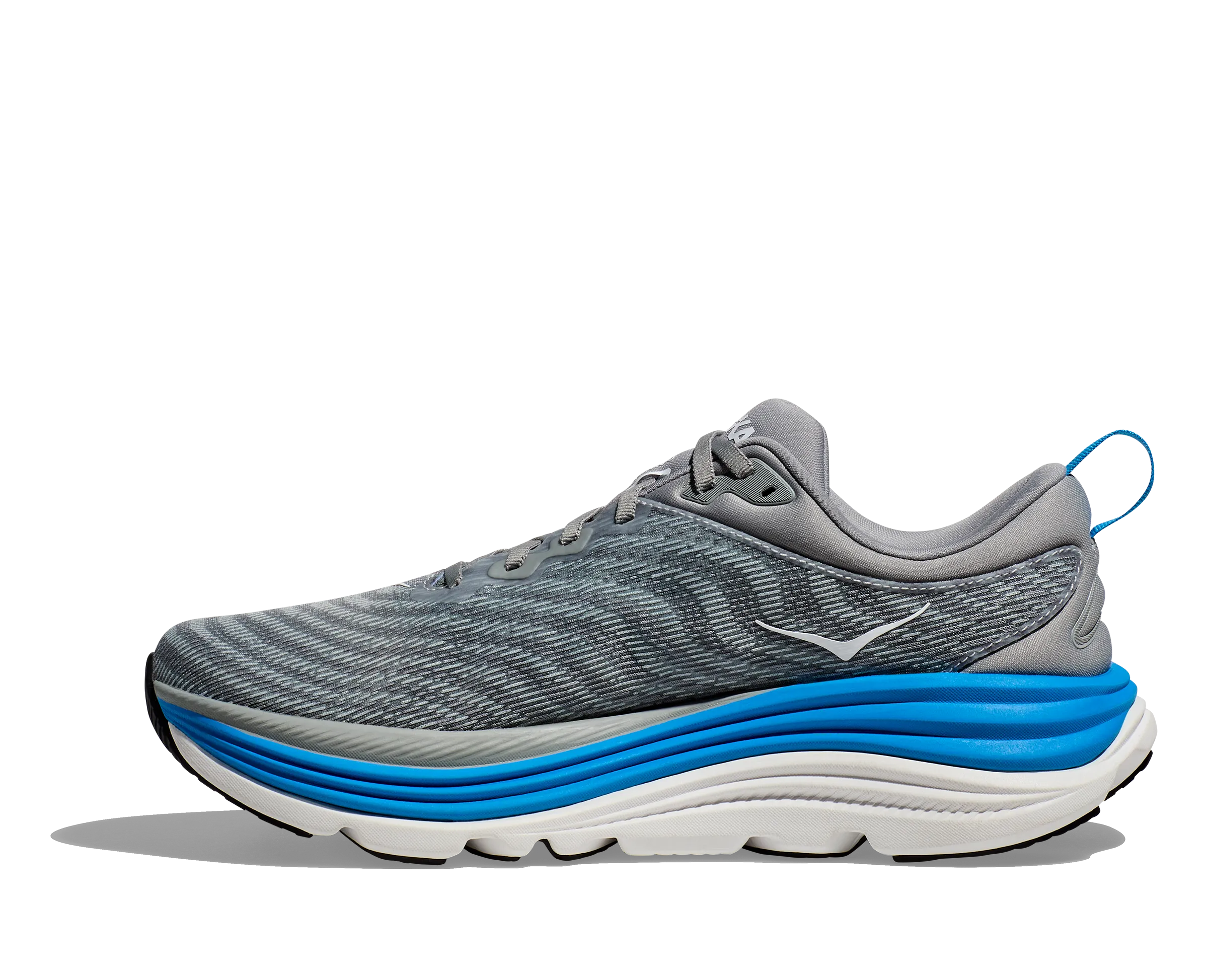 Hoka Mens Trainer Gaviota 5 Limestone/Diva Blue