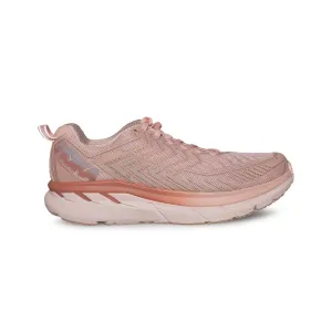 Hoka X OV Clifton 4 Pale Blush Running Shoes - Women's