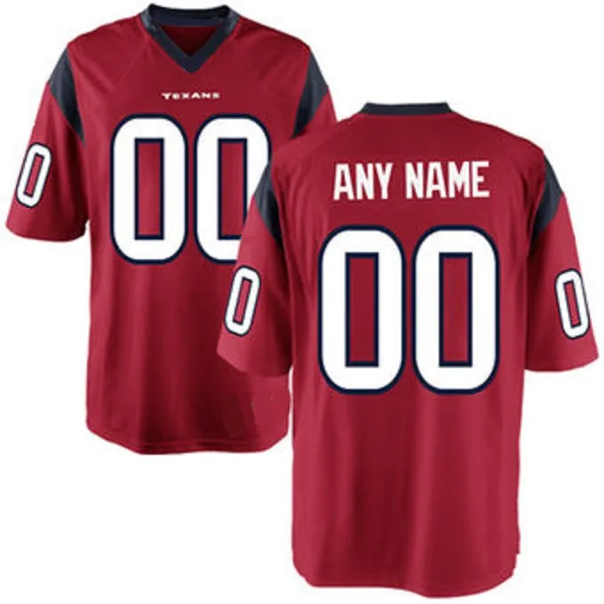 Houston Texans Customizable Pro Style Football Jersey