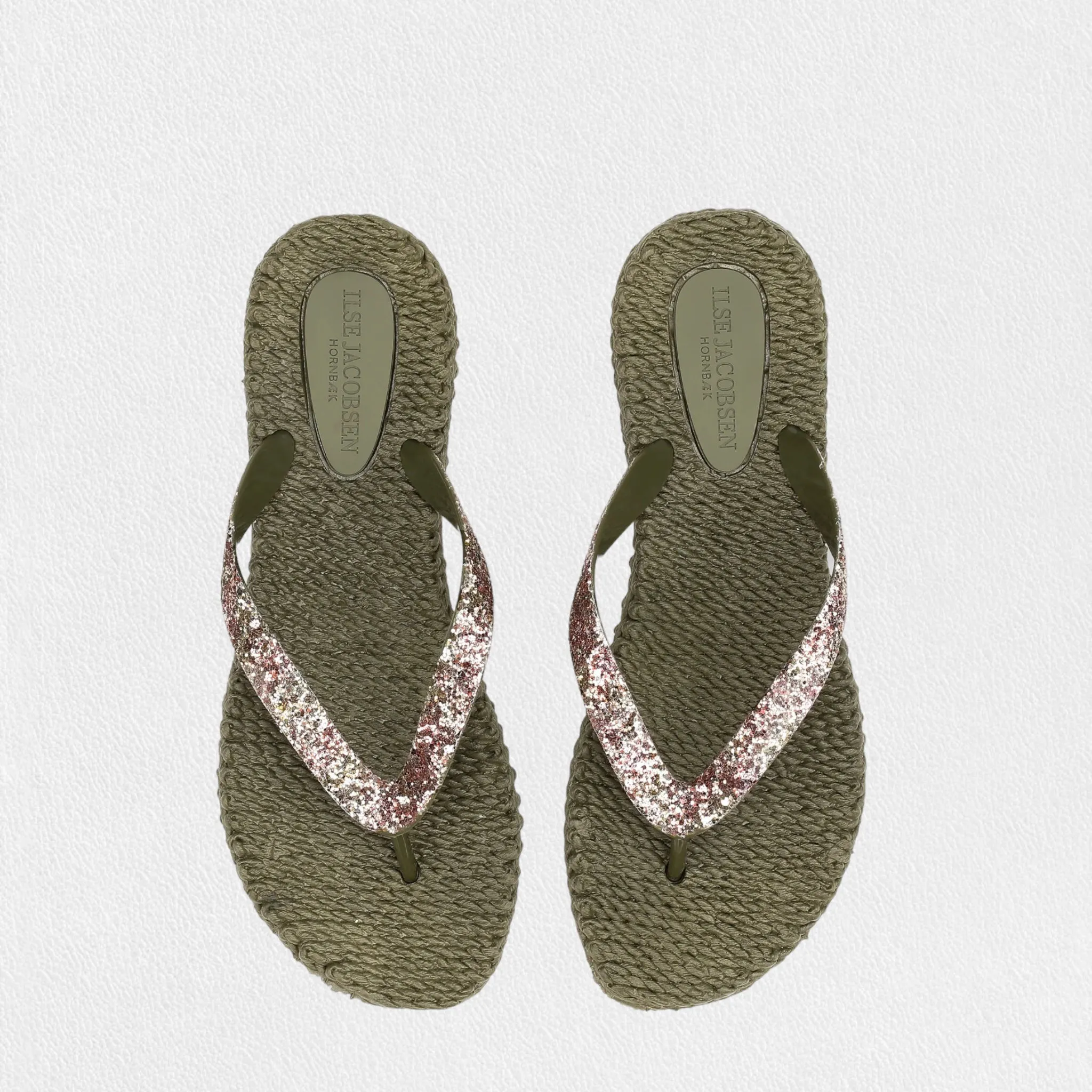 ILSE JACOBSEN - CHEERFUL FLIP FLOPSIN ARMY GLITTER