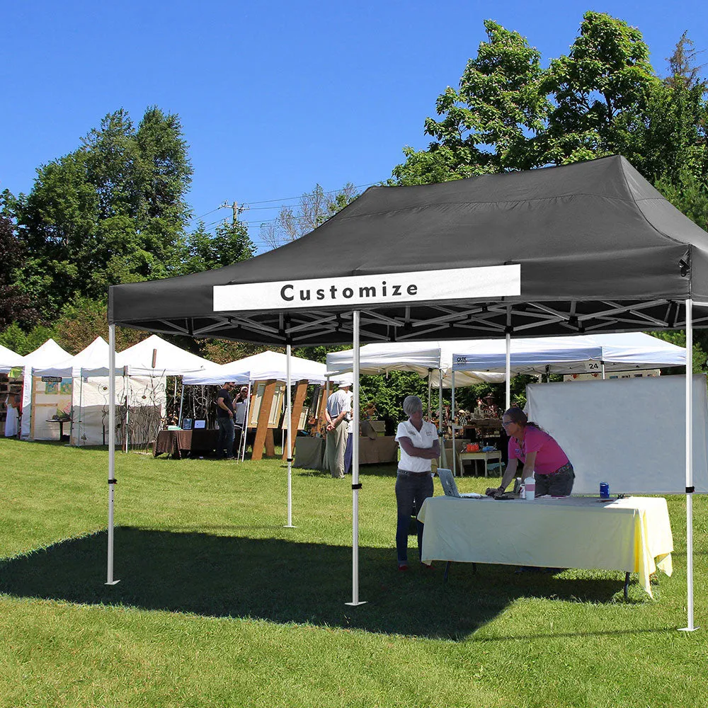 InstaHibit Waterproof Pop Up Canopy COMML. Instant Canopy 10x20 CPAI-84