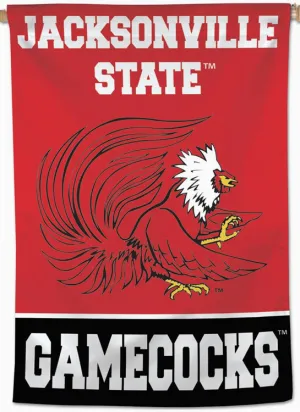 Jacksonville State Gamecocks Official NCAA Team Logo Premium 28x40 Wall Banner - Wincraft Inc.