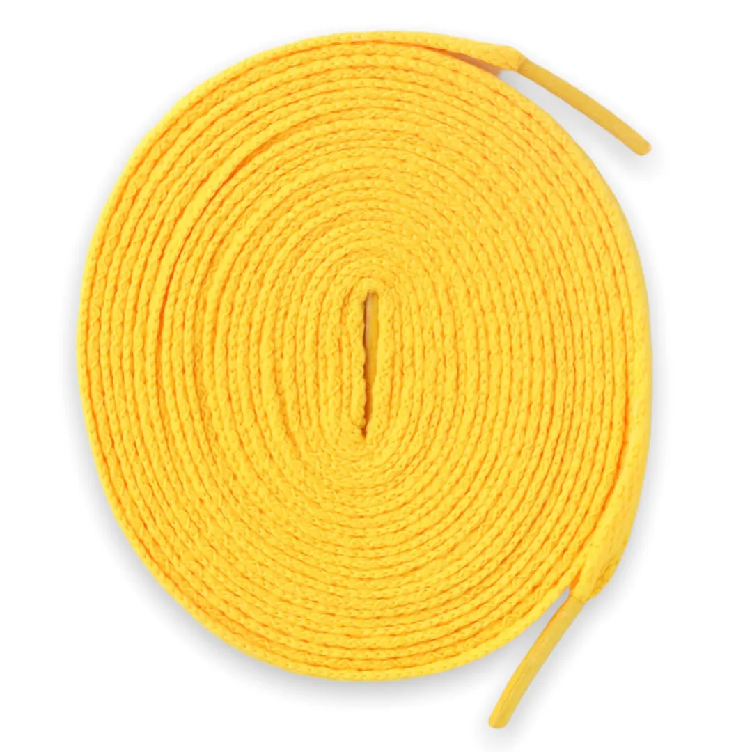 Jordan 1 Laces Basics Flat Thin - Banana Yellow Laces