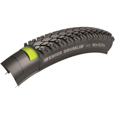 Kenda Kwick Drumlin E-Bike Tires - Puncture Resistant Reflective Multiple Sizes Available