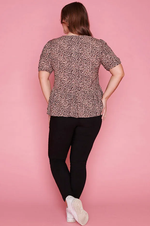 Kerrie Leopard Print Blouse