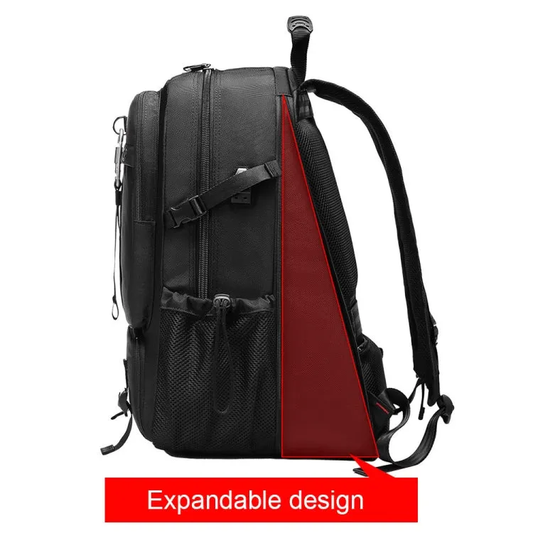 Large-capacity Expandable Shoe Compartment Backpack Camping Travel Bag with USB Port, Size: 80L(Campaign)