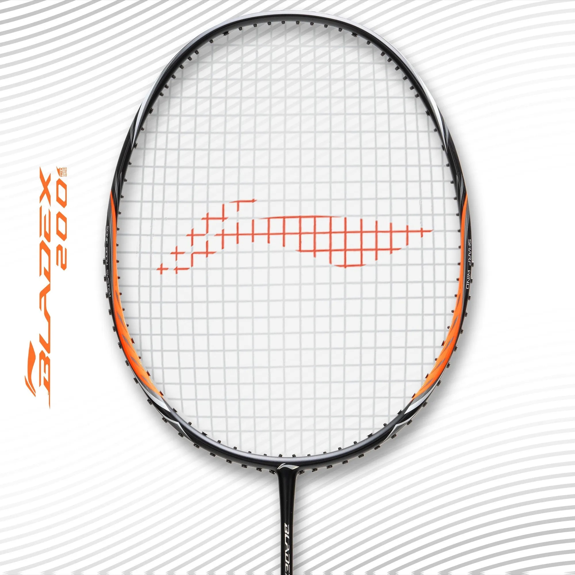 Li-Ning BladeX 200R Strung Badminton Racquet (Orange / Black)