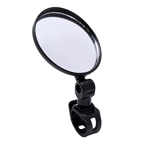 LICHTS Black 15-35mm Bicycle Rear View Mirror Handlebar End for Electric Cycling