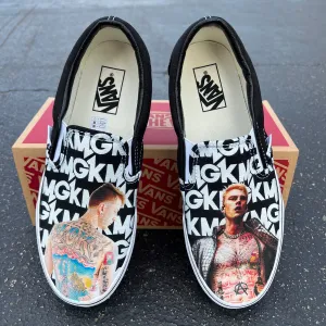 Machine Gun Kelly Custom Sneakers - MGK Slip On Vans