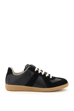 Maison margiela replica leather sneakers