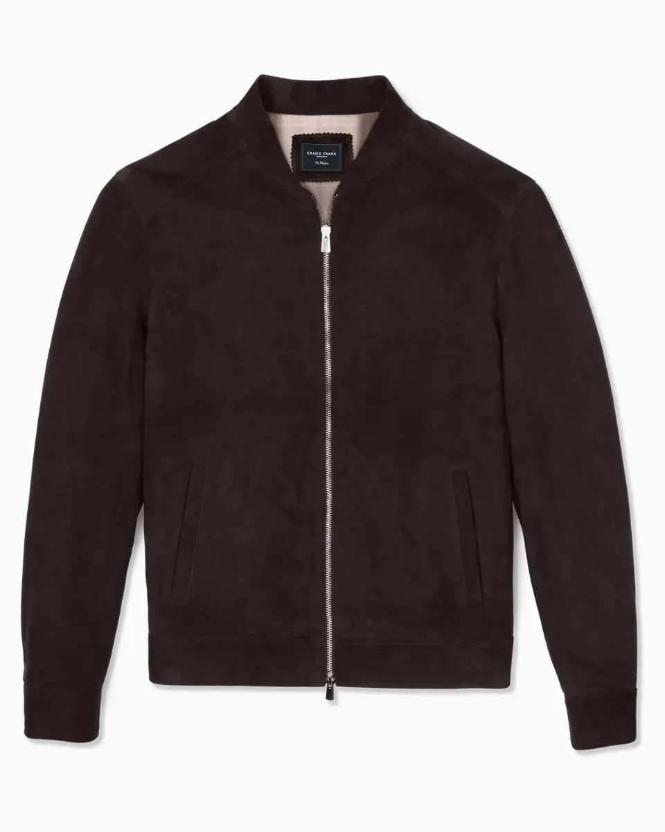 Marloes Suede Jacket Dark Brown