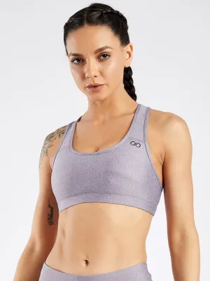 Maxtreme Active Light Purple Sports Bra