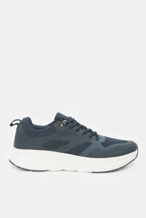 Men Navy Chunky Trainers