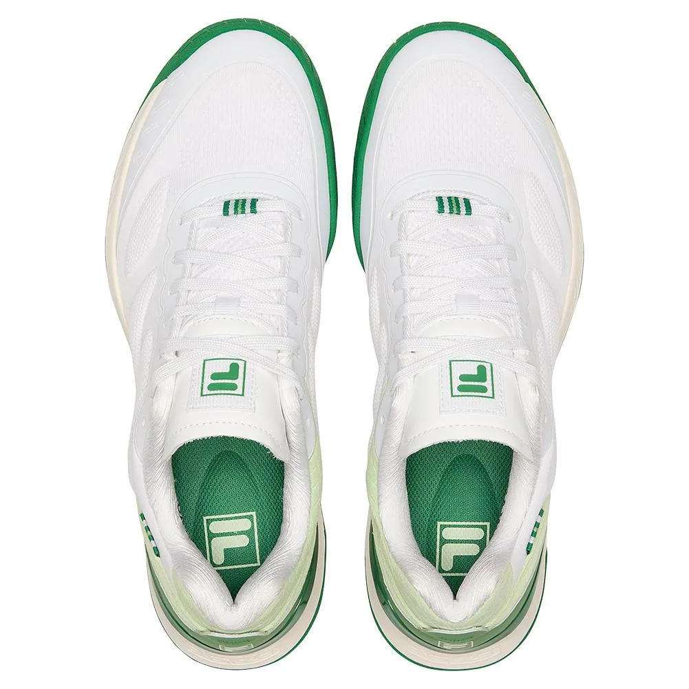 Mens Axilus Lux Tennis Shoes White and Gardenia