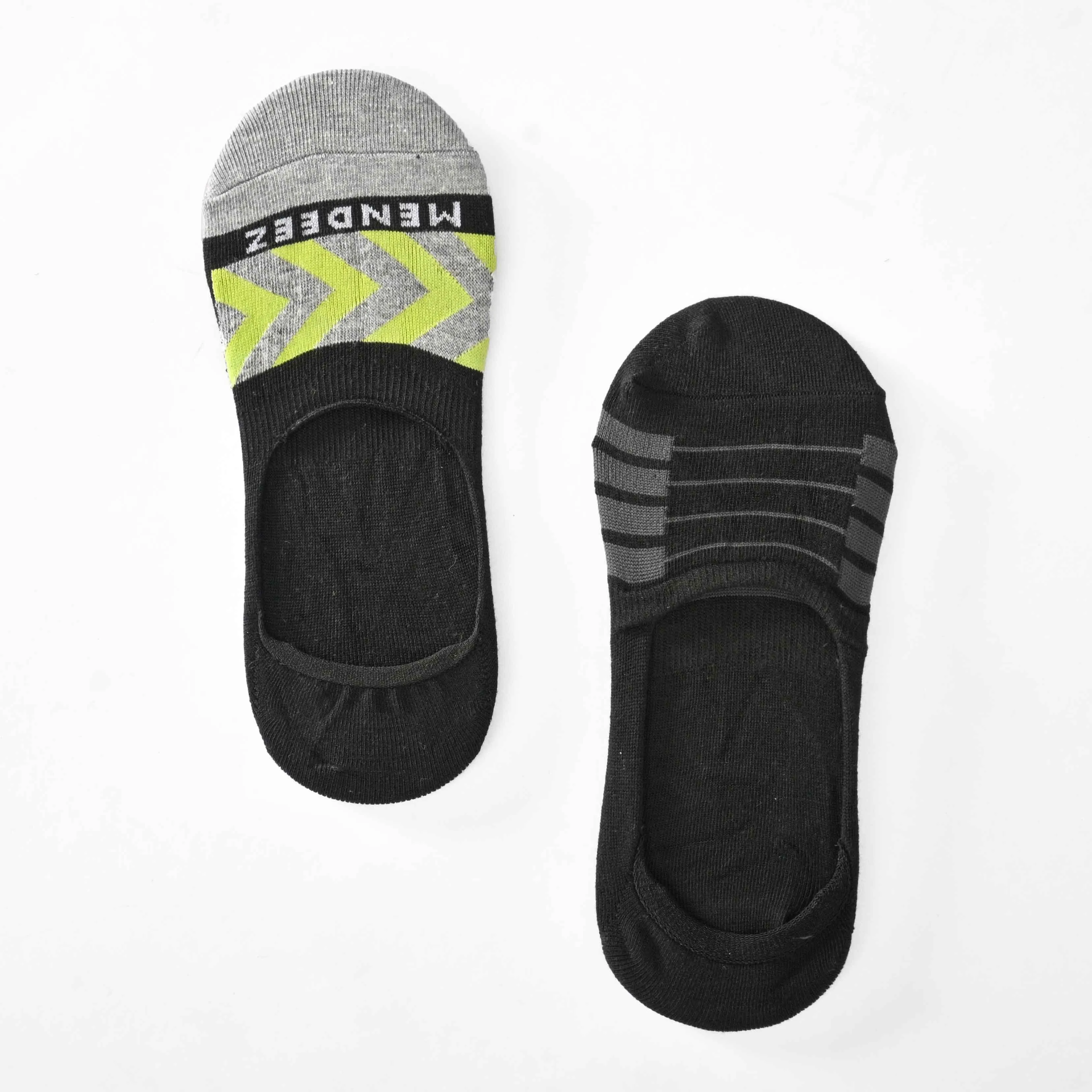 Men's Cotton Invisible Socks - Pack of 2 Pairs