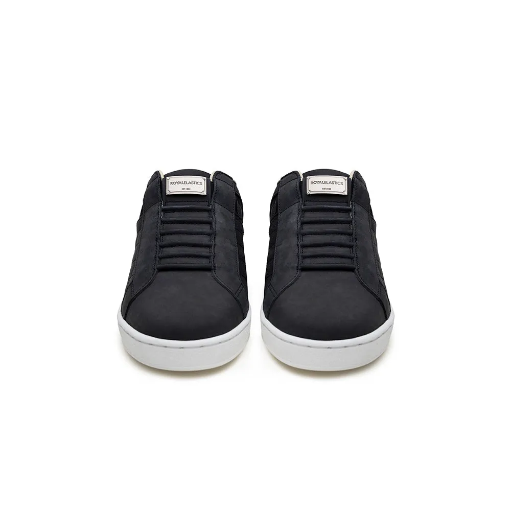 Men's Icon Lux Black Leather Sneakers 02543-999