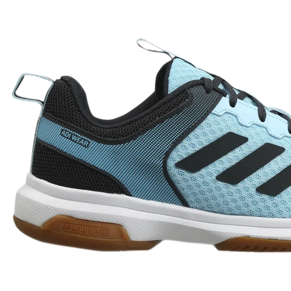 Men's Milyenl Indoor Badminton Shoe (Bliss Blue/Grey/Core Black/Gum)