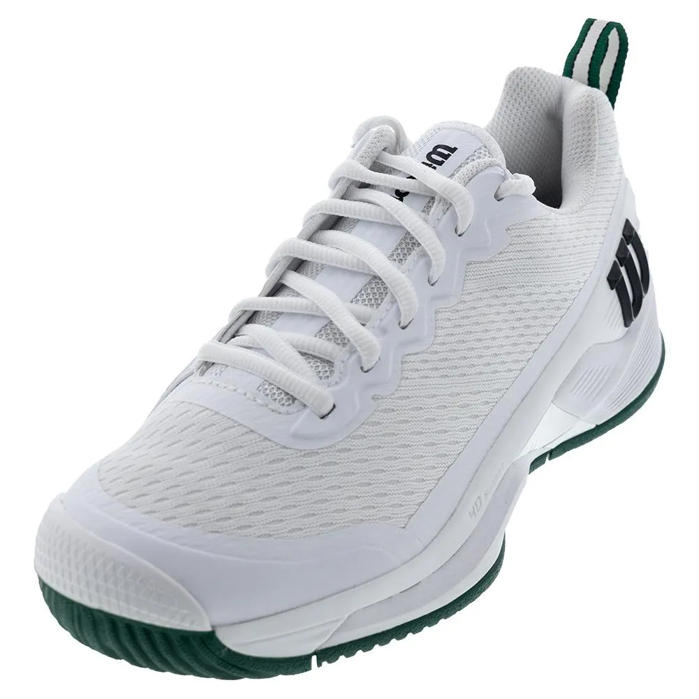 Men's Rush Pro 4.5 Tennis Shoes White and Aventurine