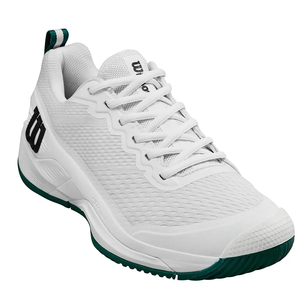 Men's Rush Pro 4.5 Tennis Shoes White and Aventurine