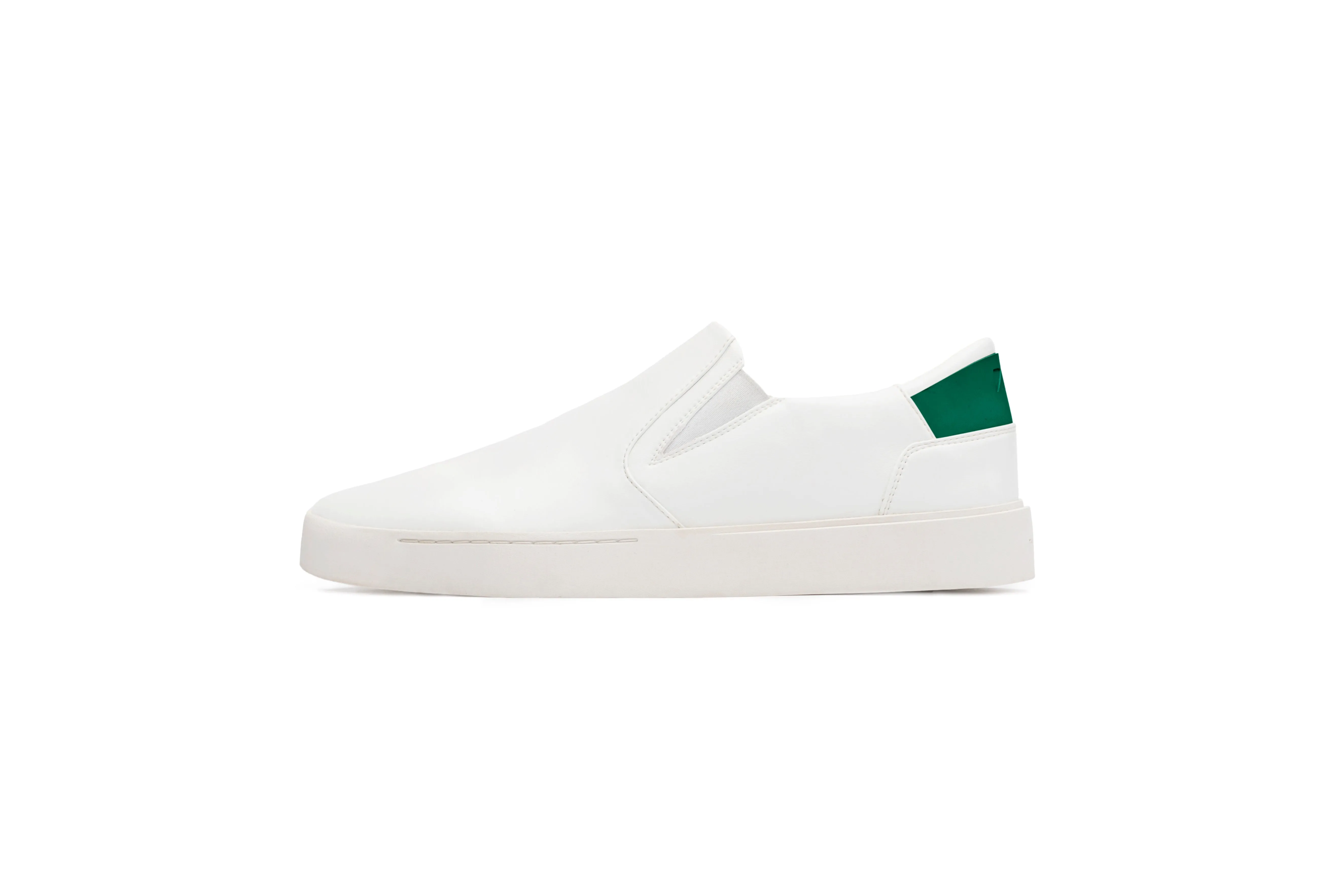 Men's Slip On | White-Jade