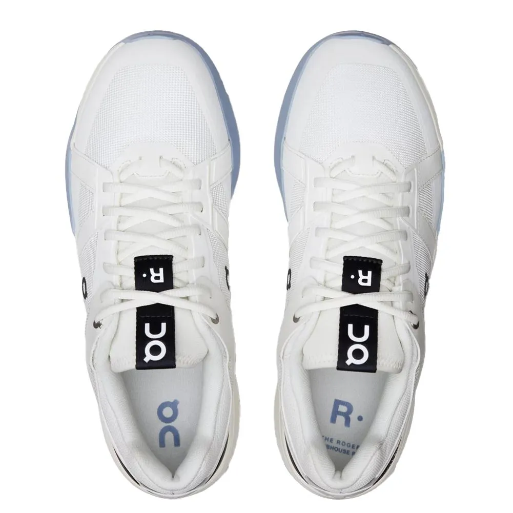 Men`s THE ROGER Clubhouse Pro Tennis Shoes Ivory and Chambray