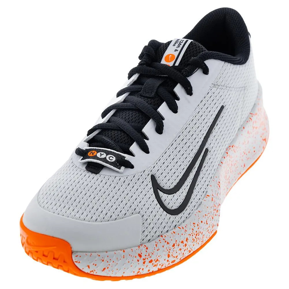 Mens Vapor Lite 2 Premium Tennis Shoes Pure Platinum and Hyper Crimson