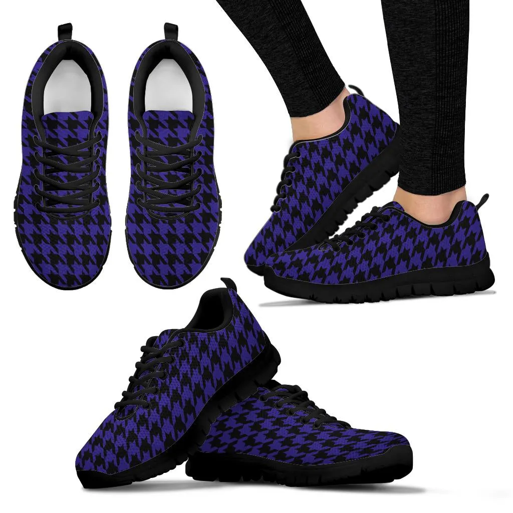 Mesh Sneakers_Black on Purple_B_HT Pattern