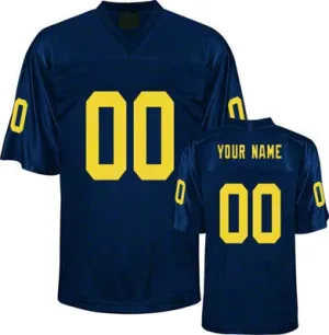 Michigan Wolverines Customizable College  Football Jersey