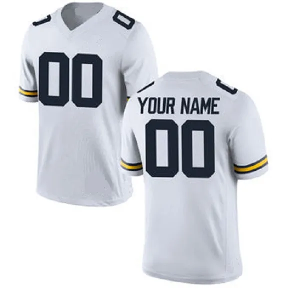 Michigan Wolverines Customizable College  Football Jersey