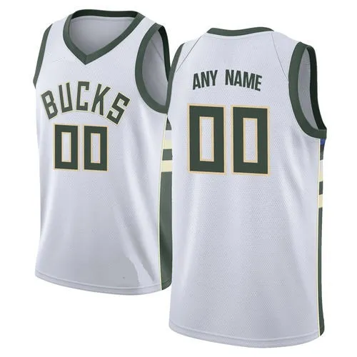 Milwaukee Bucks Customizable Pro Style Basketball Jersey