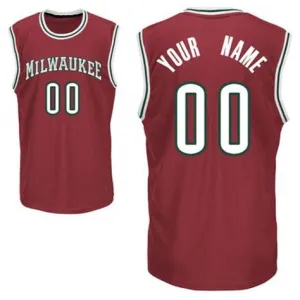 Milwaukee Bucks Customizable Pro Style Basketball Jersey