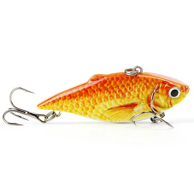 Mmlong 2.5"/8.6g New Vib Crankbait Lifelike Fishing Lure High Quality Fishing Bait Slow Sinking Hard Fish Wobbler Pesca