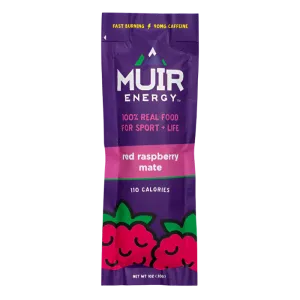 Muir Energy - Energy Gel - Red Raspberry Mate (with caffeine)