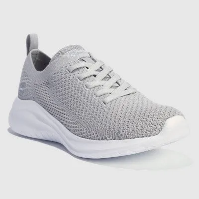 New - S Sport By Skechers Women's Resse 2.0 Elastic Gore Sneakers - Light Gray 6