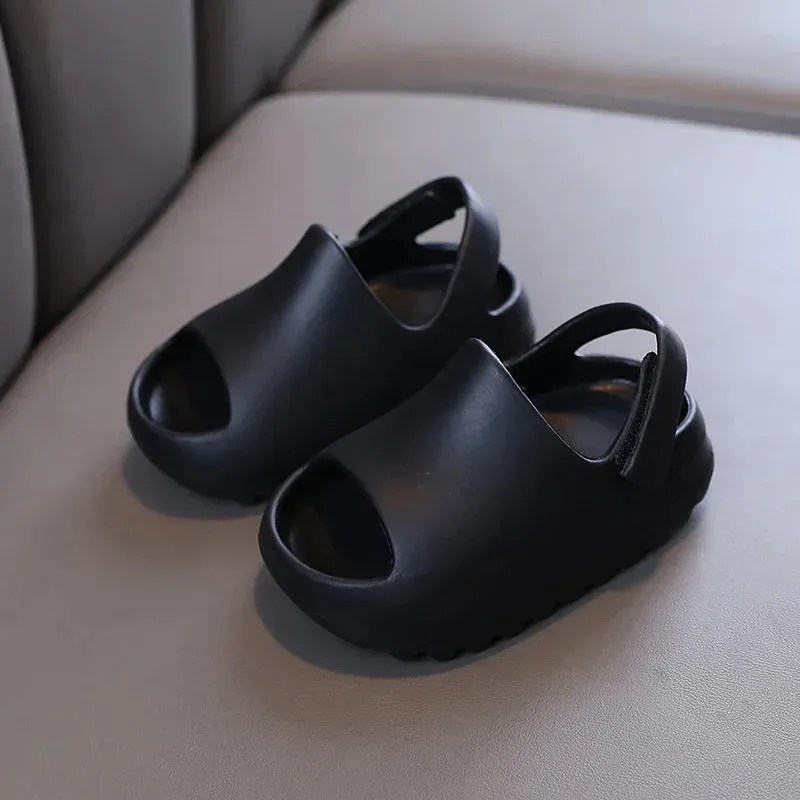 New Summer Children Sandals Boy Girl Beach Shoes Soft Comfortable Outside Kid Slippers Breathable Toddler Casual Sports Footwear