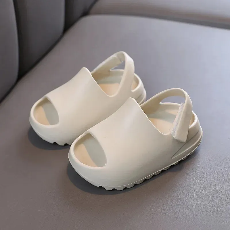 New Summer Children Sandals Boy Girl Beach Shoes Soft Comfortable Outside Kid Slippers Breathable Toddler Casual Sports Footwear