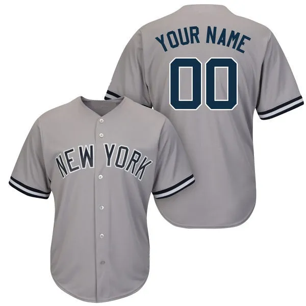 New York Yankees Customizable Pro Style Baseball Jersey - 4 Styles Available