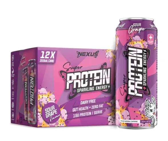 Nexus Sports Nutrition Super Protein   Sparkling Energy RTD