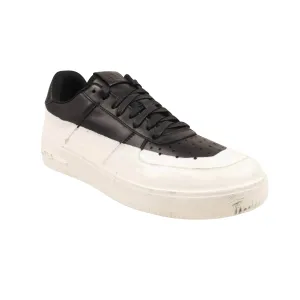 NIB 424 ON FAIRFAX Black Wax Dip Low Leather Sneakers Size 9/42 $790