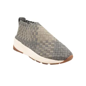 NIB CASBIA Grey Rev Woven Slip On Sneakers Size 12/45 $425