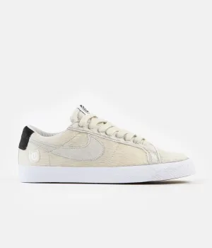 Nike SB Blazer Low GT Medicom Shoes - Light Cream / Light Cream - Black