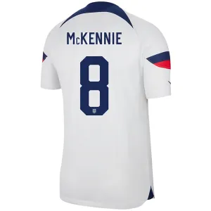 Nike United States Authentic Match Weston Mckennie Home Jersey 22/23 (White/Loyal Blue)