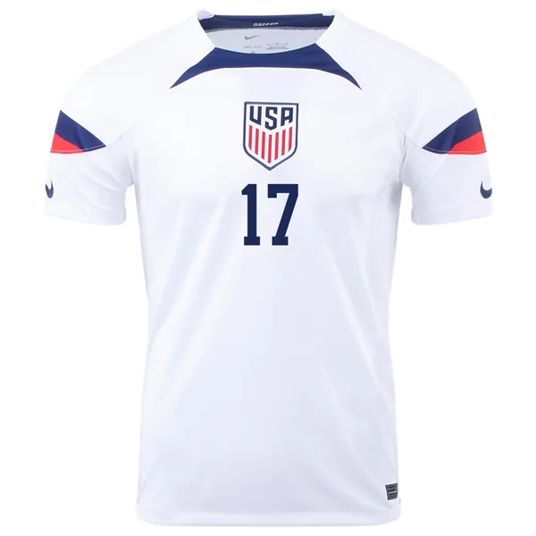 Nike United States Jordan Pefok Home Jersey 22/23 (White/Loyal Blue)