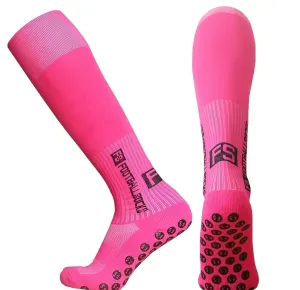 Non-Slip Pink Football Socks