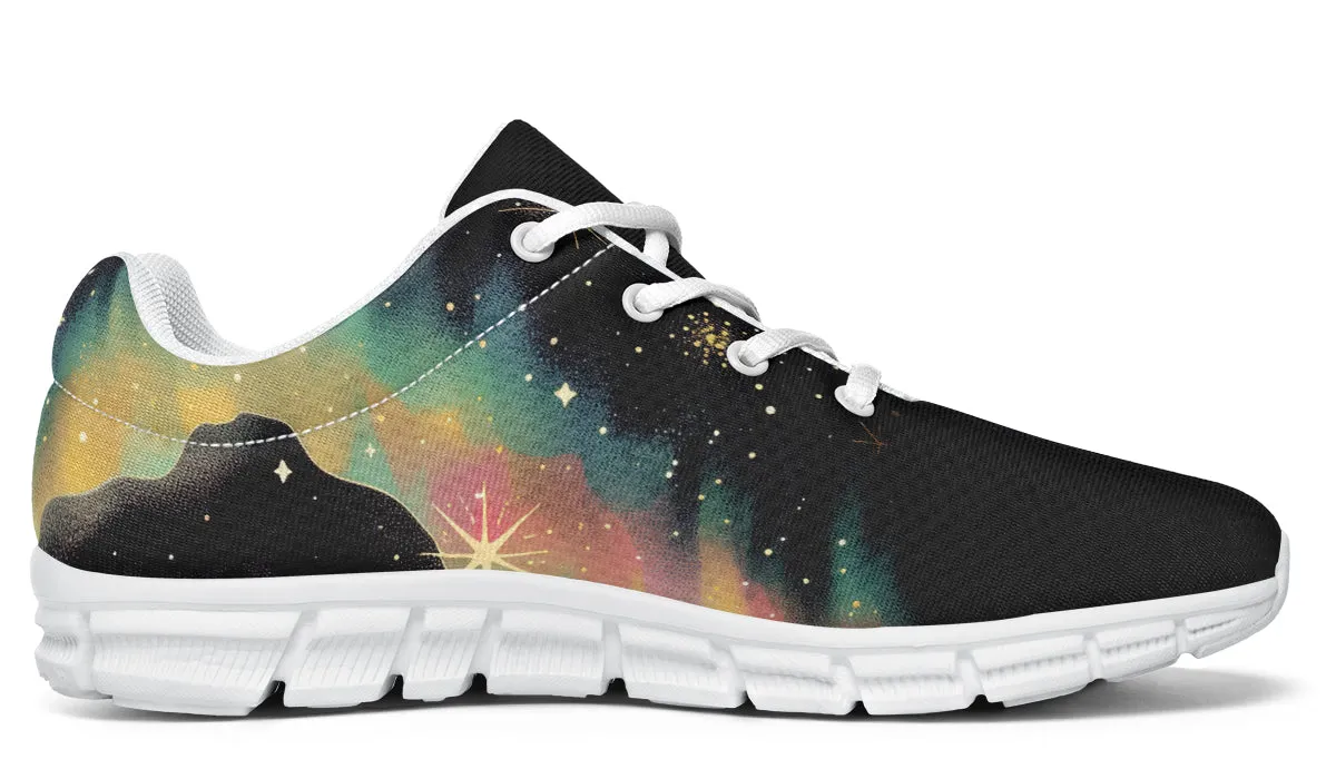 Northern Lights Athletic Sneakers - Light Breathable and Comfortable Sports Shoes with Anti-Slip Soles