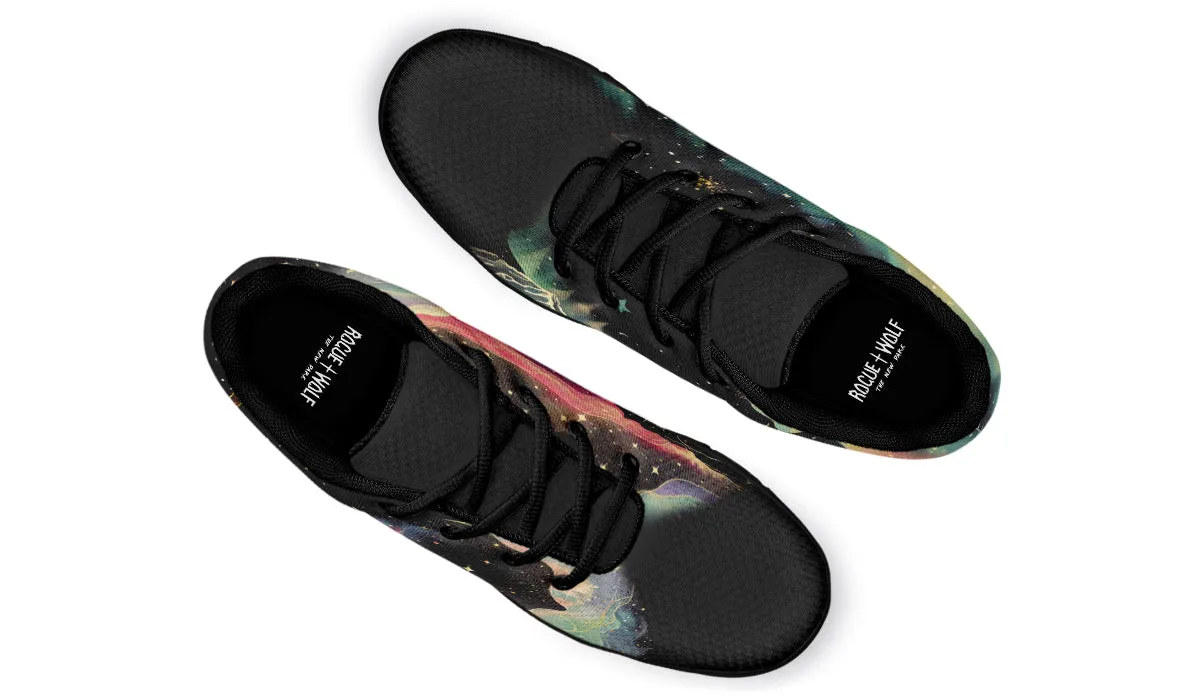 Northern Lights Athletic Sneakers - Light Breathable and Comfortable Sports Shoes with Anti-Slip Soles