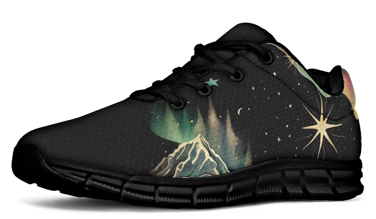 Northern Lights Athletic Sneakers - Light Breathable and Comfortable Sports Shoes with Anti-Slip Soles