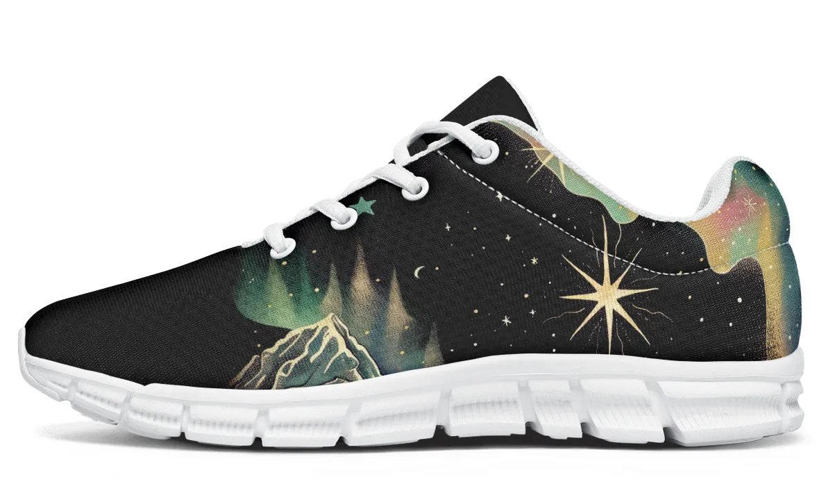 Northern Lights Athletic Sneakers - Light Breathable and Comfortable Sports Shoes with Anti-Slip Soles